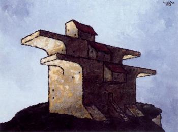 Georges Malkine : Canvas painting XXXIX